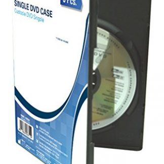G BL HJD2811GN Contenitore DVD Singolo Nero 3 Pezzi