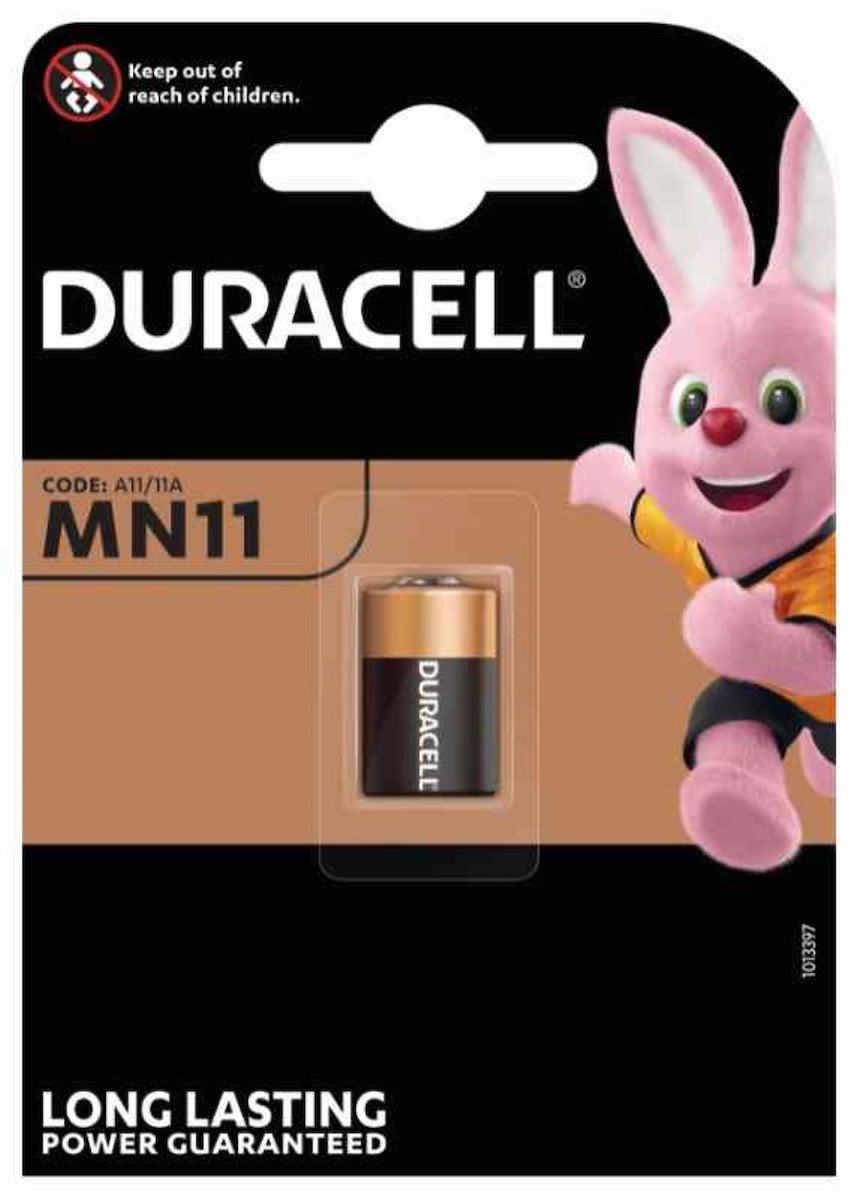 DURACELL DU59 Pila Bottone Security 3LR50 6V MN11 Bl.1pz Non Ricaricabile