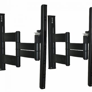 BRAVO PLASMA 2 Supporto a Muro 37-85 Pollici 3 Snodi 2 Bracci 