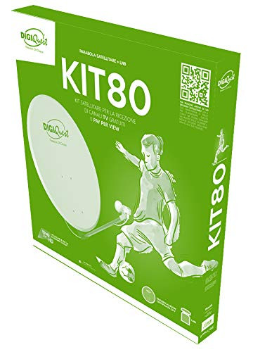 DIGIQUEST KIT012: Parabola 80cm + LNB universale