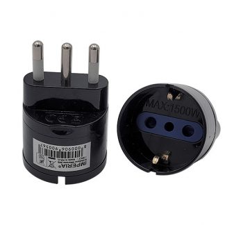 IMPERIA LAMPADE 900567 Adattatore Schuko 16A Nero Sfuso