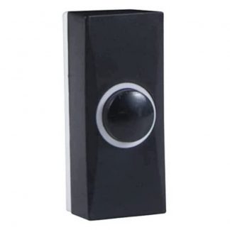 BYRON 0064016 Pulsante Campanello Cablato Nero