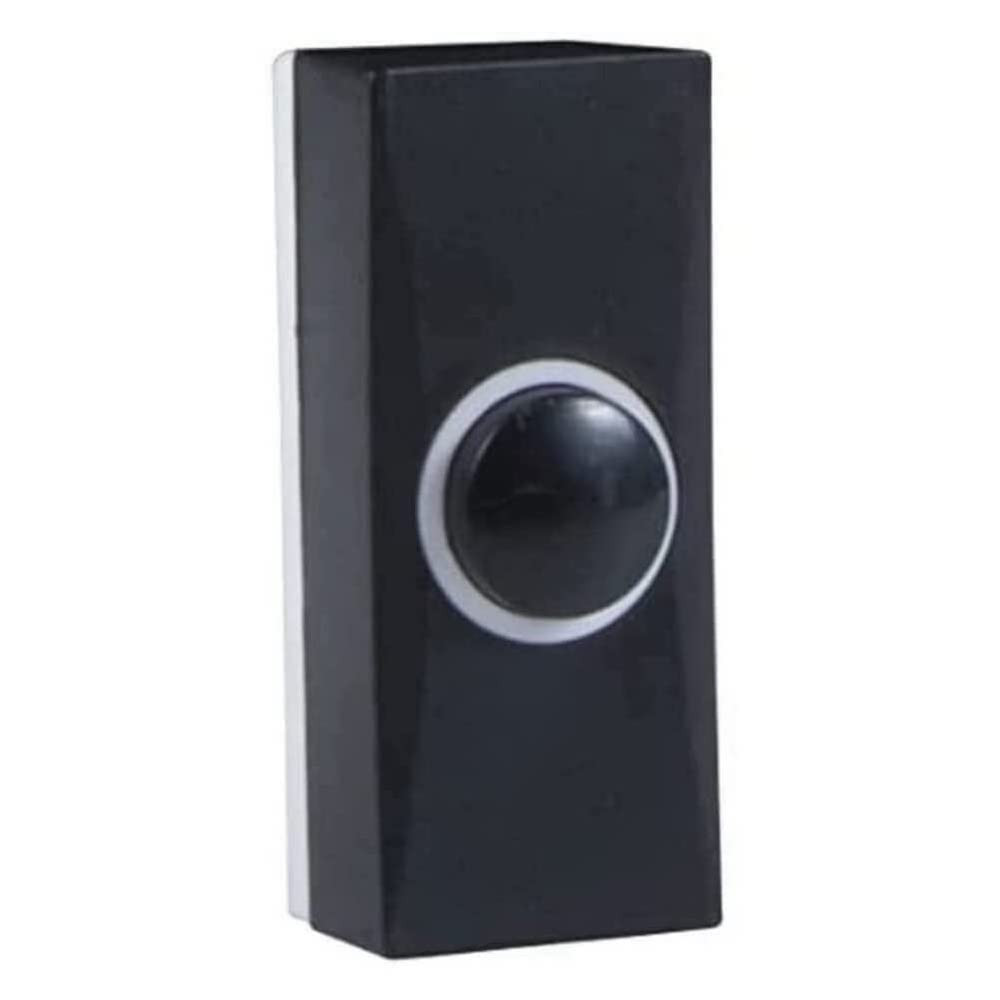 BYRON 0064016 Pulsante Campanello Cablato Nero
