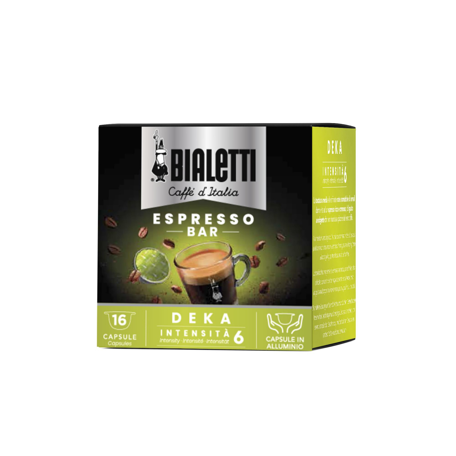 Bialetti Ita Deka Ricco Capsule Caffè Confezione da 16 Pezzi