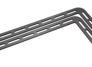MELICONI 480514BA Supporto Soundbar Acciaio Nero 1000mm Max 60kg