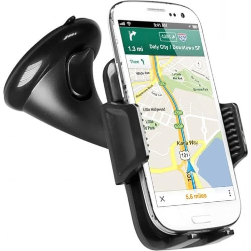 SBS TE0UCH1AW Supporto Auto Ventosa Universale Smartphone Tablet