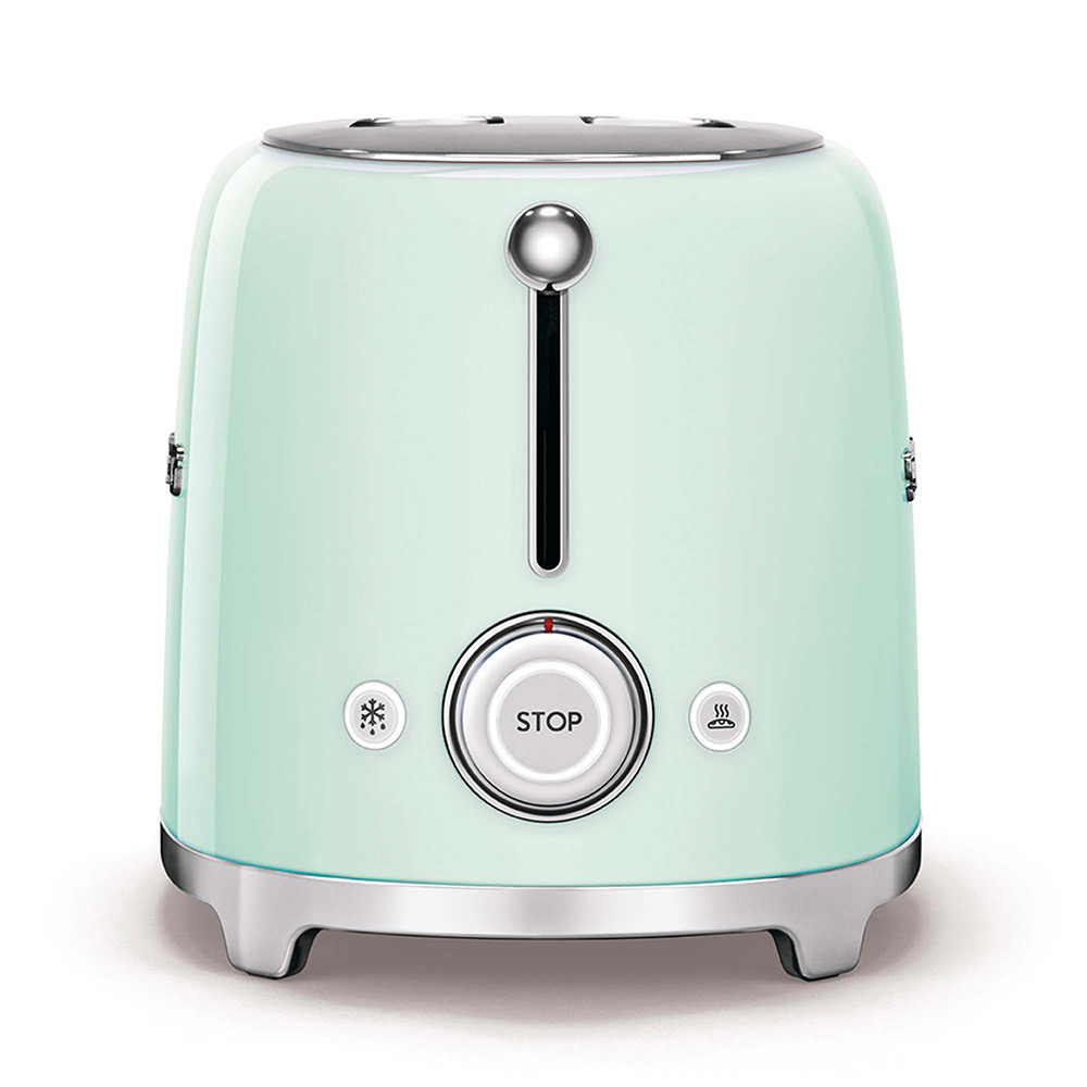 Smeg TSF01PGEU Verde Tostapane a 2 Scomparti 2 Fette 950W Stile Retro - Image 4