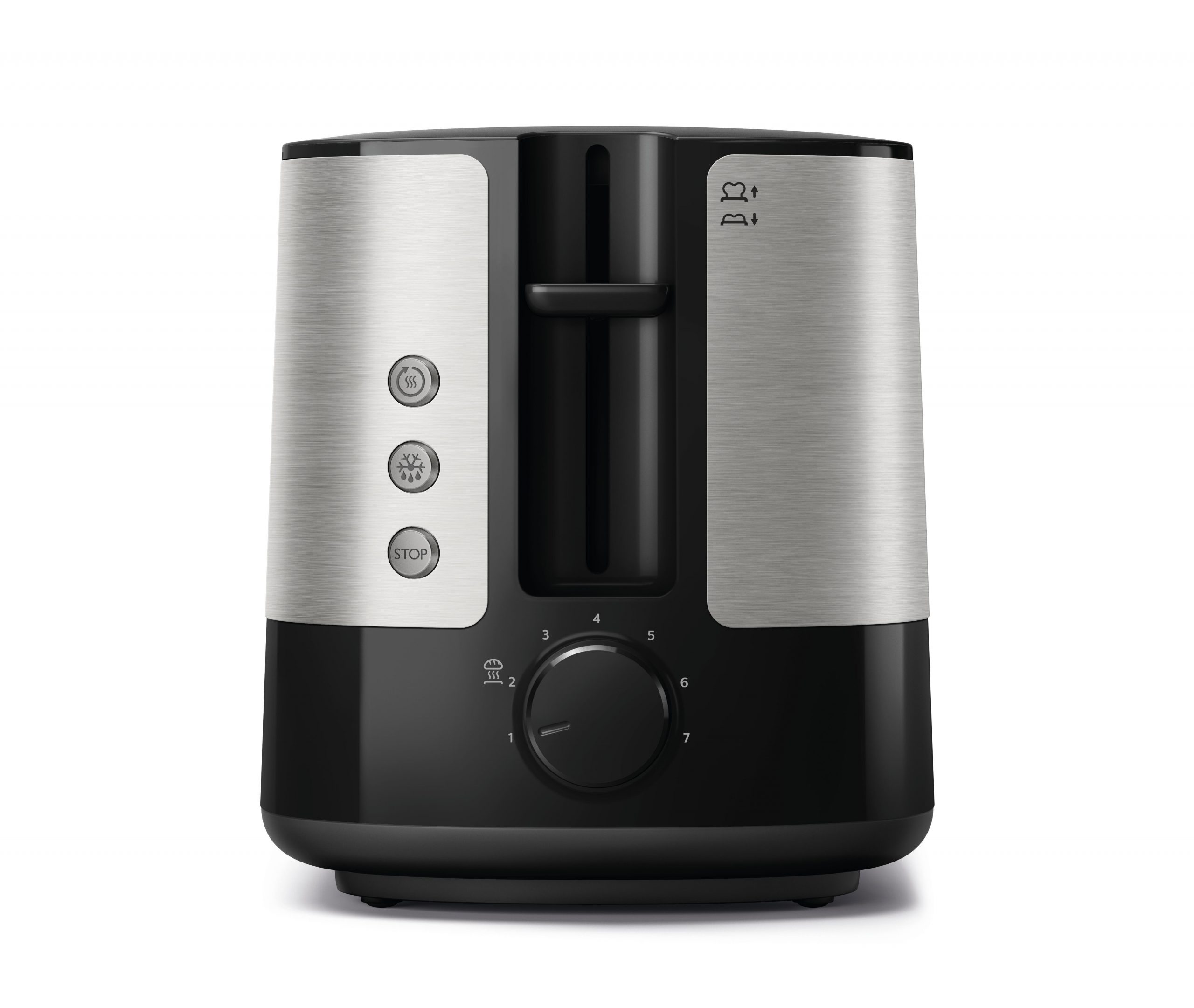 Philips Viva Collection HD2639 Inox Tostapane 2 Pinze 730W 7Livelli Cottura - Image 3
