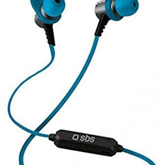 SBS TESPORTEARSETBT500B Auricolari Bluetooth magnetici, blu
