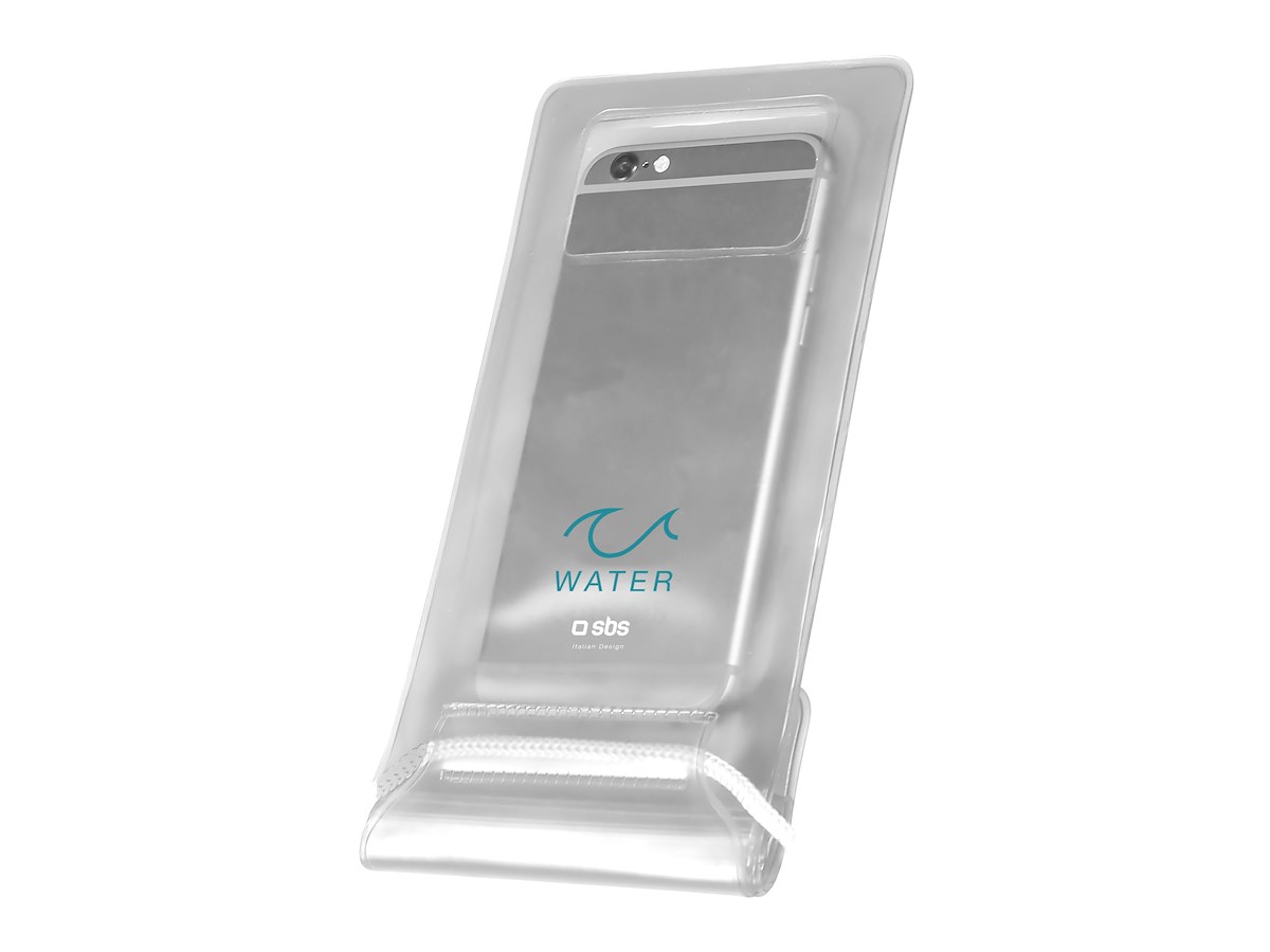 SBS TEWATEREASY55W Custodia Universale Impermeabile Fino 6.7 Pollici Bianco - immagine 2
