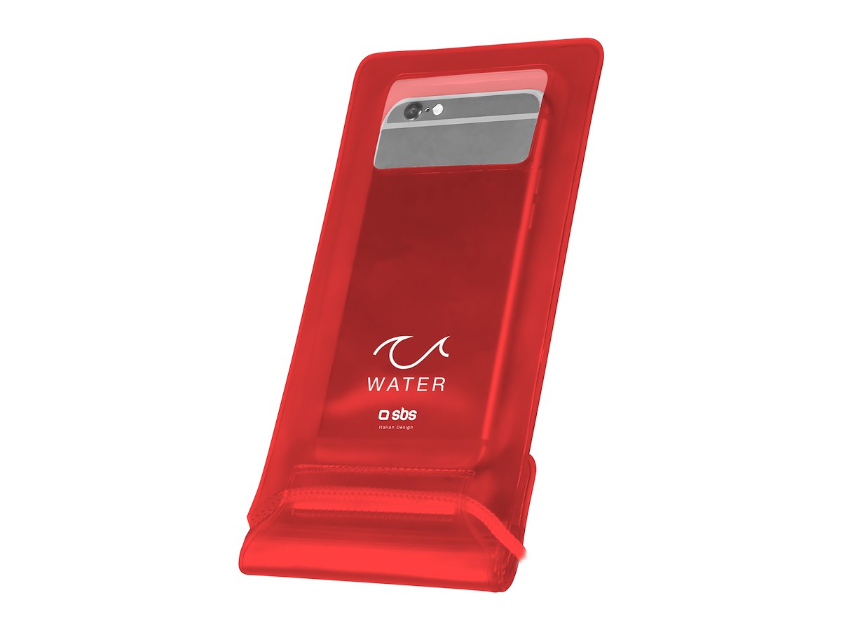 SBS TEWATEREASY55R Custodia Universale Impermeabile Fino 6 7 Pollici Rosso - immagine 2