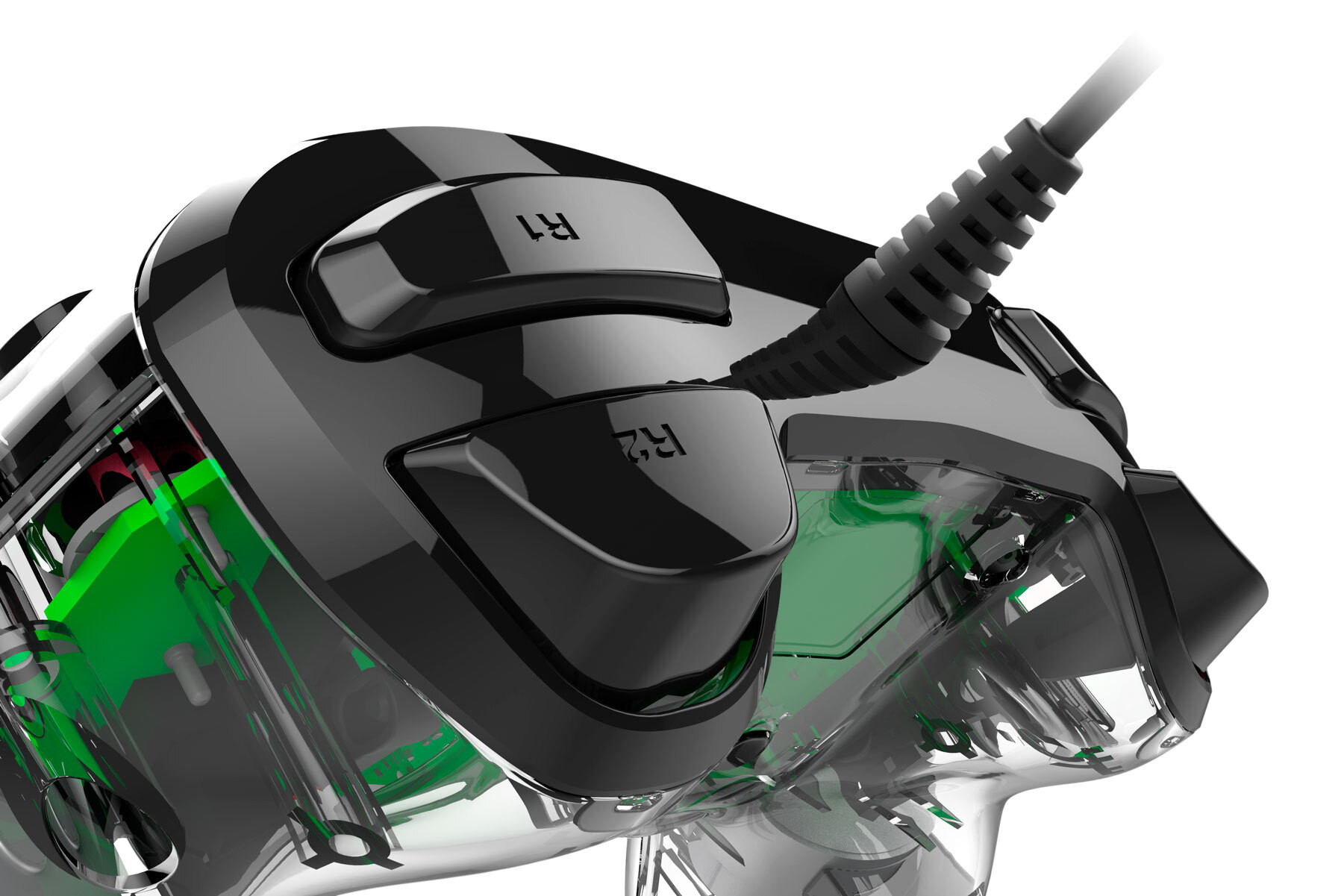 Nacon PS4OFCPADCLGREEN Controller Wired X per PS4 Luminoso - Image 9