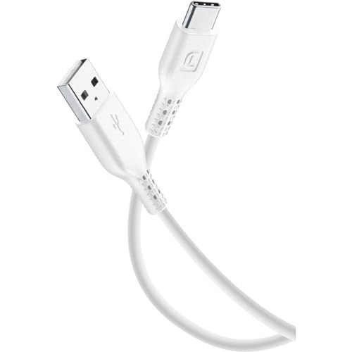 CELLULAR LINE USBDATACUSBCTABW Cavo Ricarica Dati USB A USB C 1.2 Metri Bianco