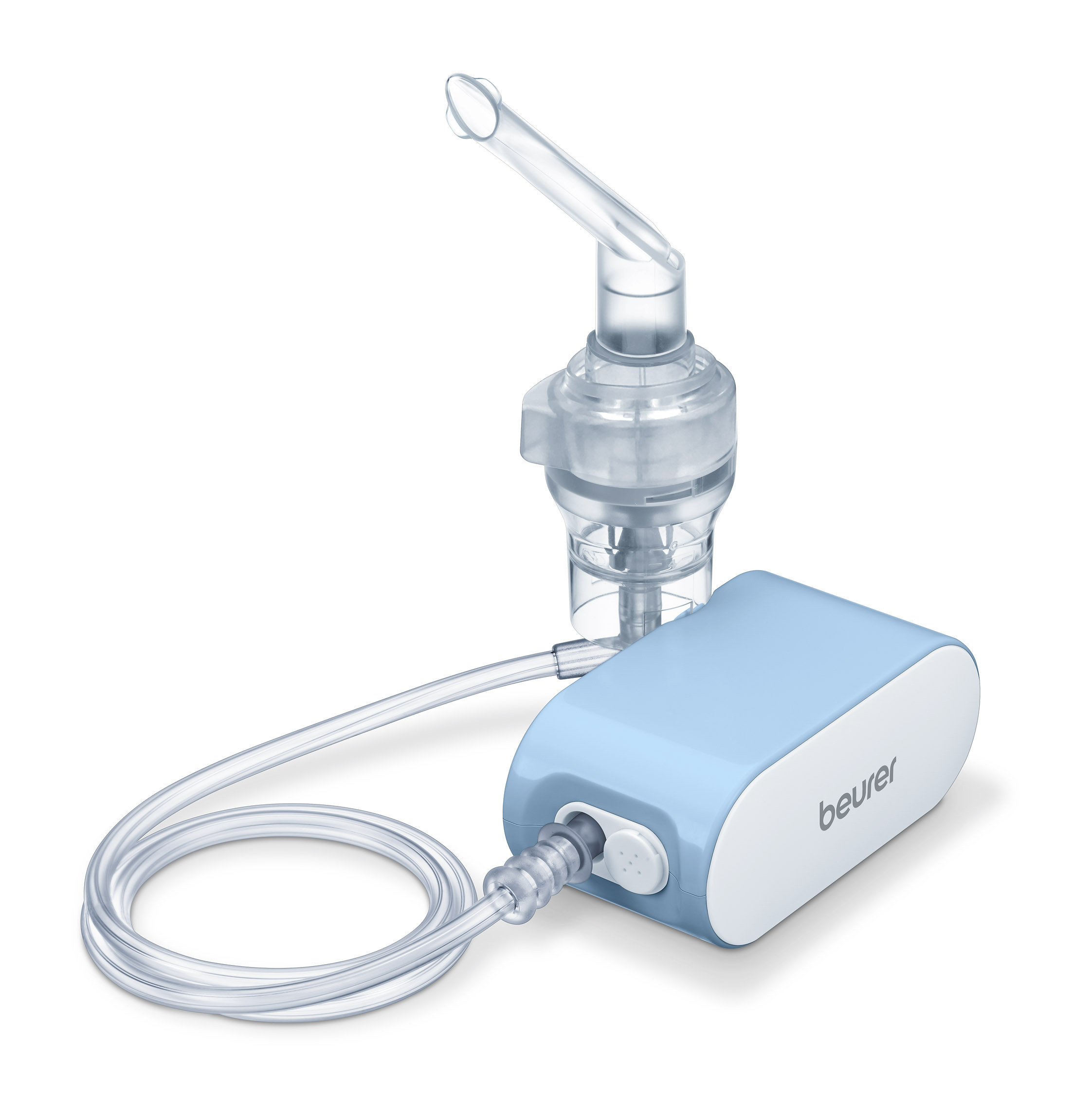 Beurer IH60 Inalatore Pistone Bianco-Blu 0.25Ml 50Hz