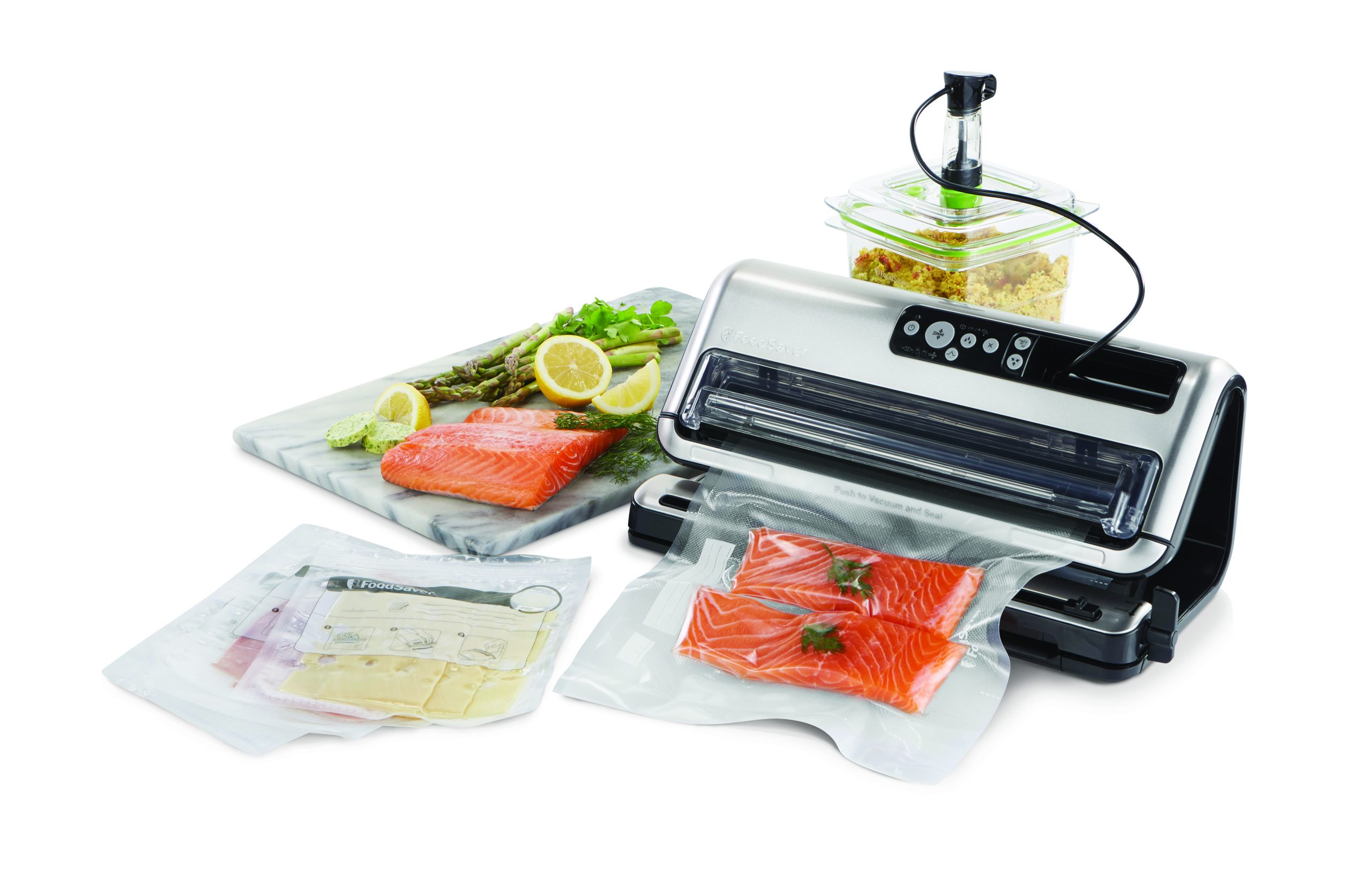 Foodsaver JF006X Macchina Sottovuoto con 8 Sacchetti e Rotolo 28 x 300CM - Image 2