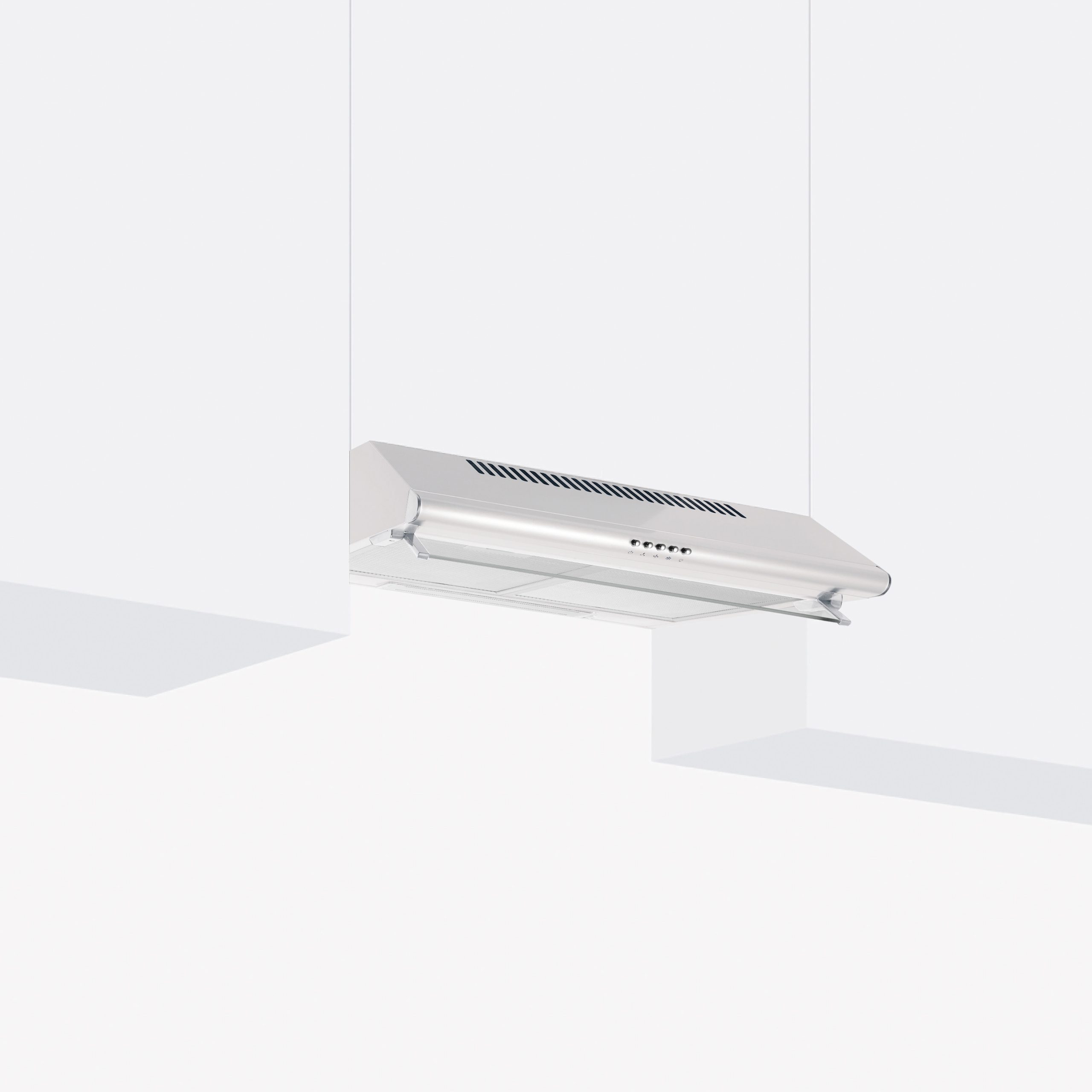 Glem GHC631WH Cappa Sottopensile 60Cm 1 Motore Filtro Carbone Bianco - Image 9