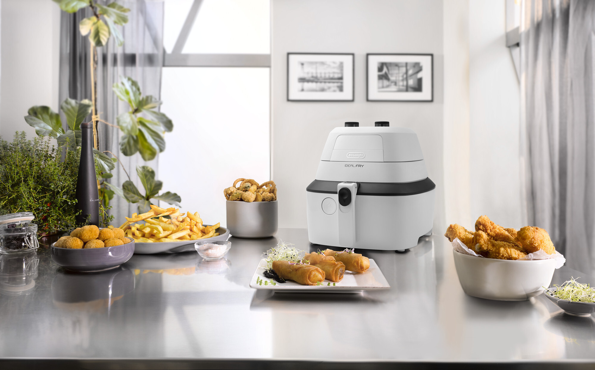 De Longhi IdealFry FH2101W Friggitrice ad Aria 1400w Capacita 400 Gr - Image 8