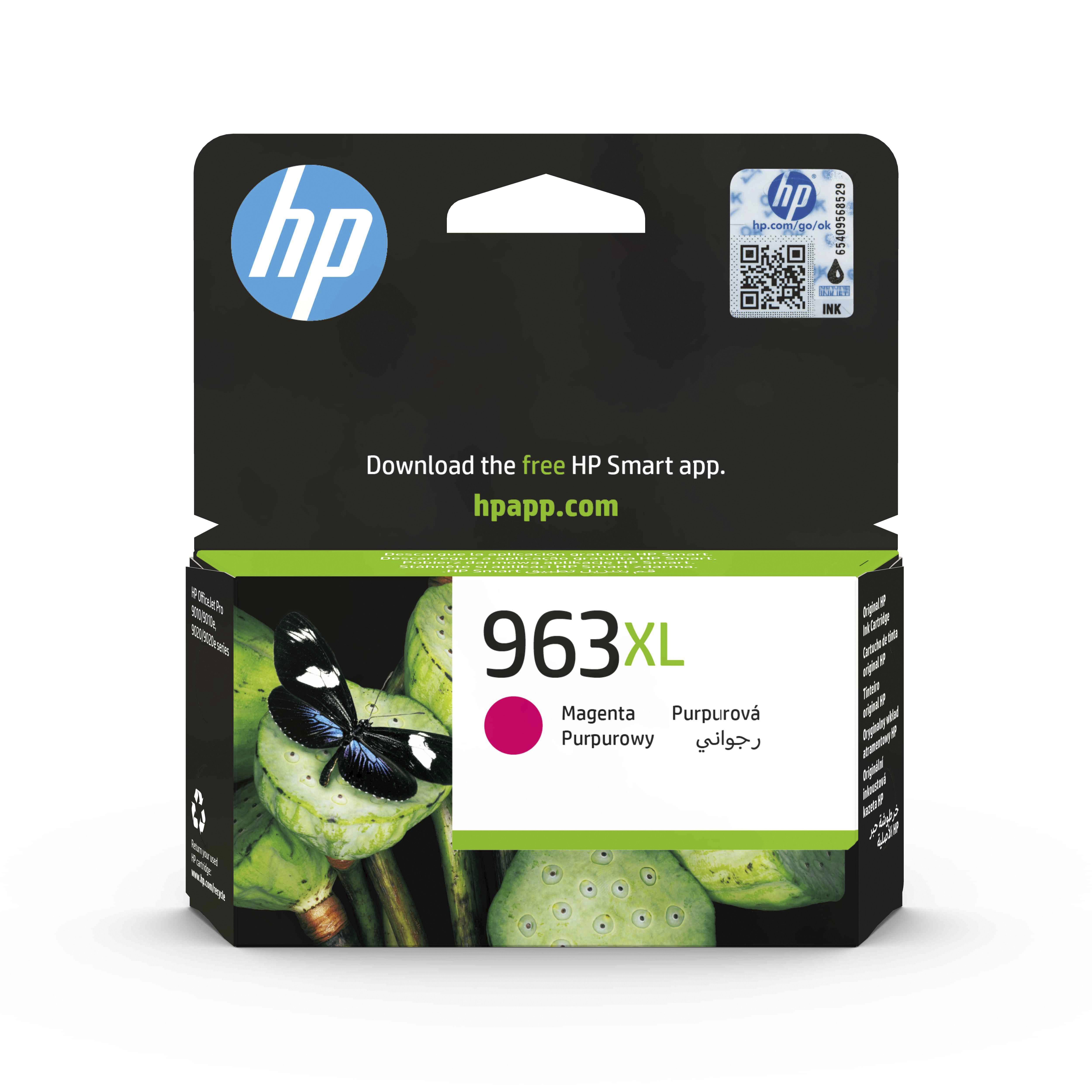 HP 963 XL Magenta Cartuccia Inchiostro Originale
