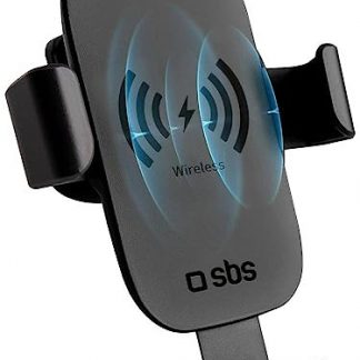 SBS TESUPGRAVWIRLITE10W Supporto Auto Gravity con Ricarica