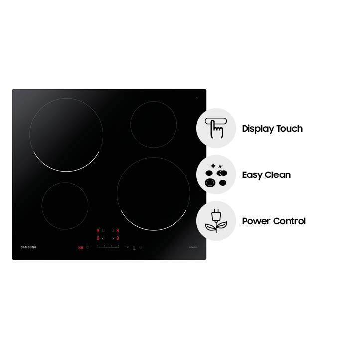 Samsung NZ64T3707AKET Piano Cottura Induzione 60 Cm 4 Zone Touch Vetroceramica - Image 2