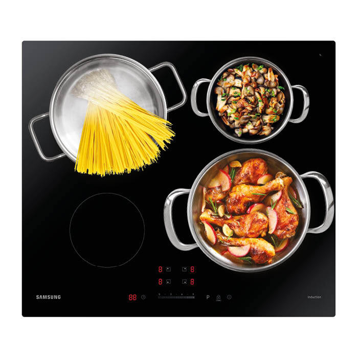 Samsung NZ64T3707AKET Piano Cottura Induzione 60 Cm 4 Zone Touch Vetroceramica - Image 4