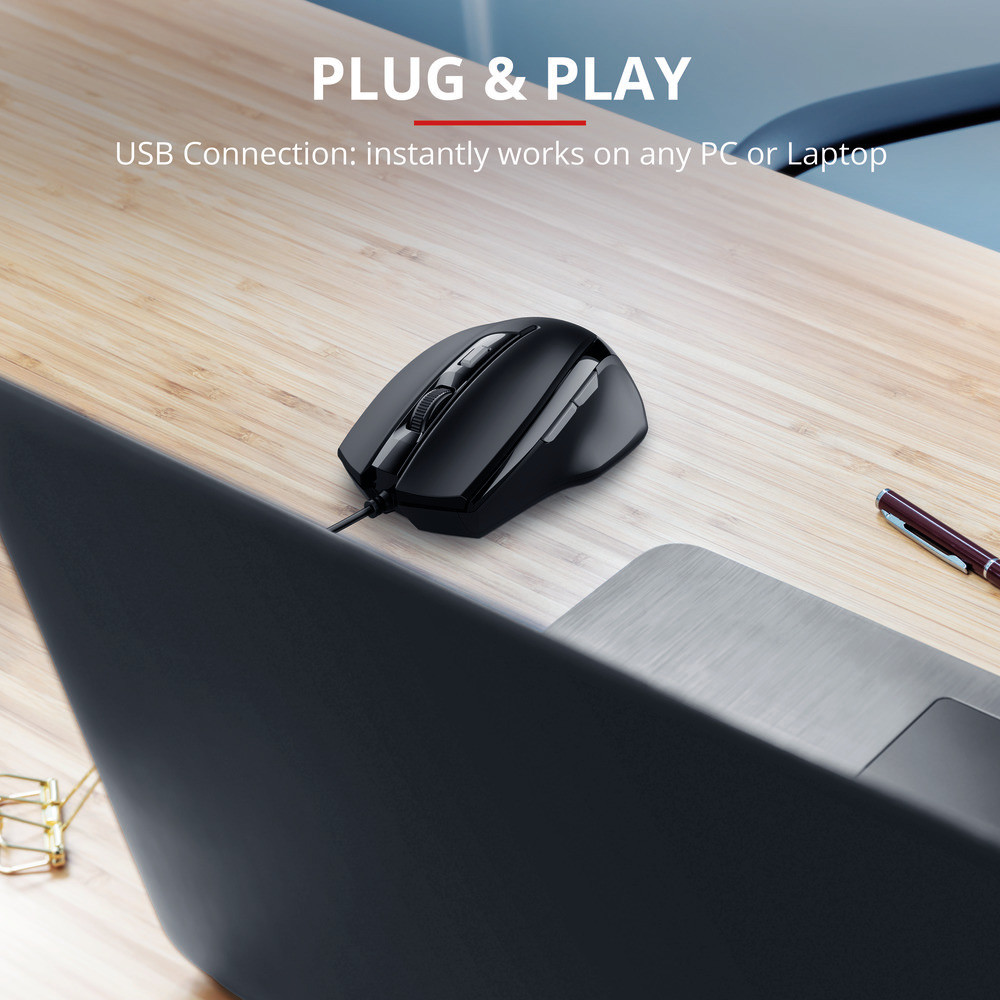 Trust Voca Mouse con Filo Comfort - Image 7