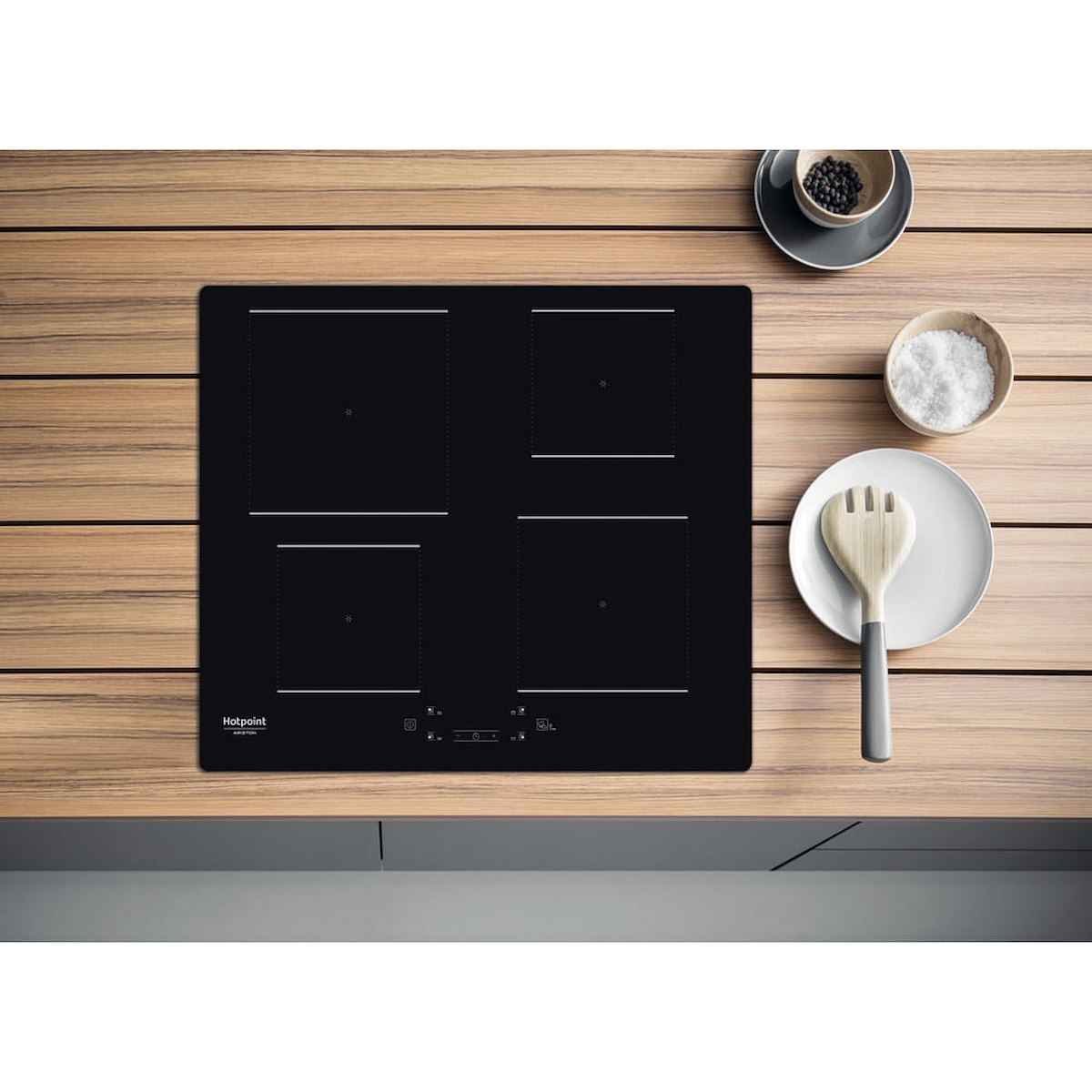 HOTPOINT-ARISTON HQ5660SNE Piano Cottura Induzione 60cm 4 Zone MyMenu Nero - immagine 4
