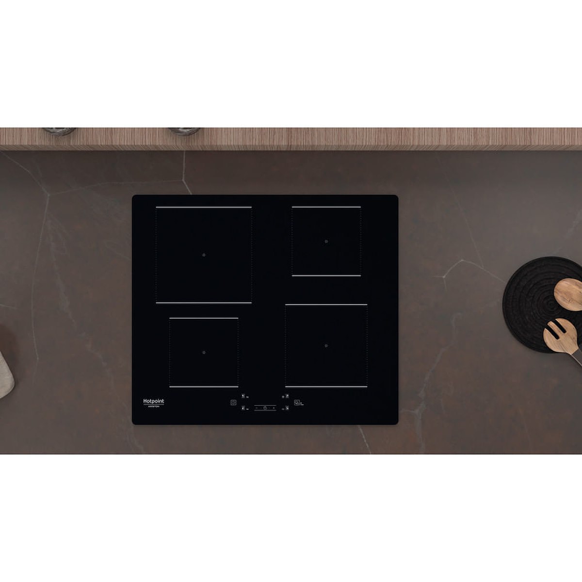 HOTPOINT-ARISTON HQ5660SNE Piano Cottura Induzione 60cm 4 Zone MyMenu Nero - immagine 5