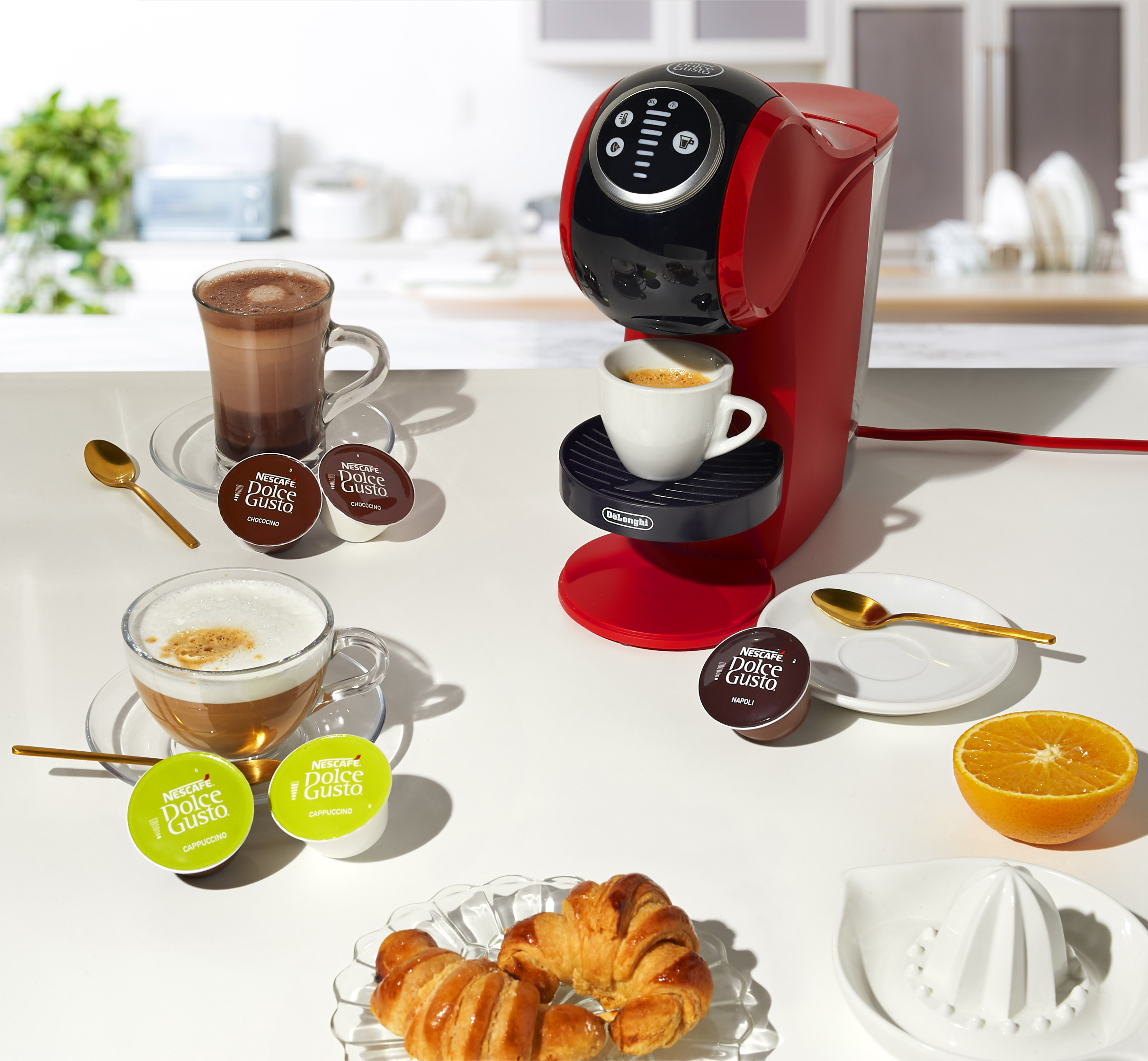 De Longhi Genio S Plus Rossa EDG315R Macchina Caffe a Capsule Dolce Gusto - Image 2