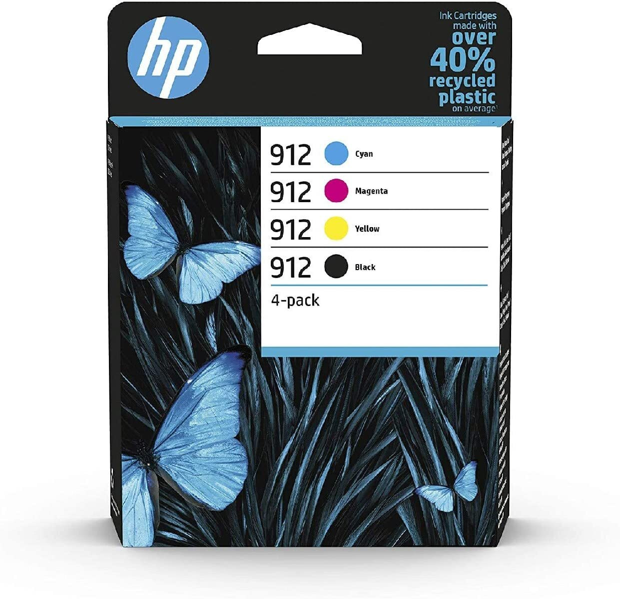 HP 912 Multipack 4 Cartucce Nero-Ciano-Magenta-Giallo