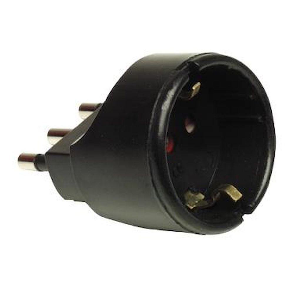 GBC 22023501 Adattatore Spina Italiana 16A Presa Schuko Tedesca