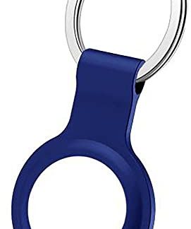 PURO ATICON1DKBLUE Custodia AirTag Silicone Blu