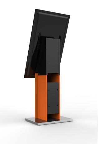 MUNARI BF081AR Supporto Monitor Touch Verticale Arancione - Image 2