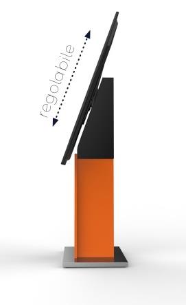 MUNARI BF081AR Supporto Monitor Touch Verticale Arancione - Image 3