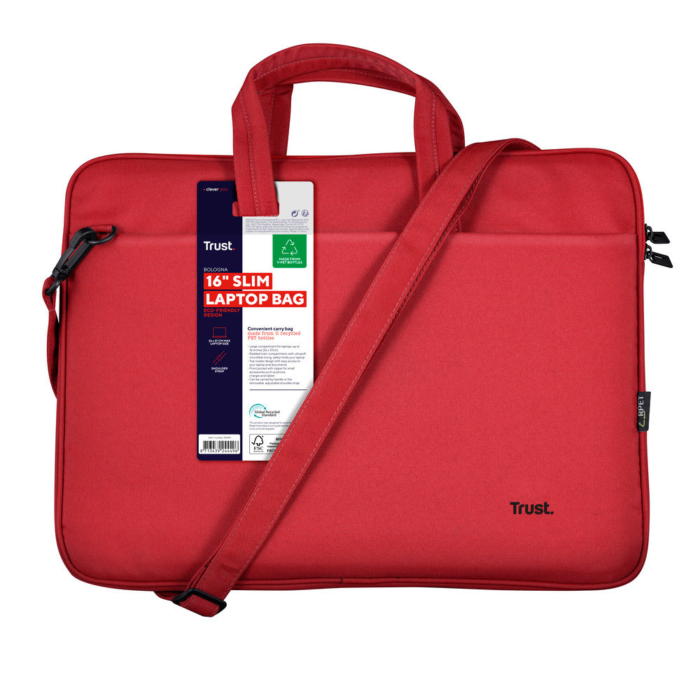 Trust Bologna Rossa Borsa per Notebook Fino a 16 Pollici - Image 4