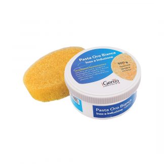 I-GENIO 920 Pasta Bianca Detergente Inox Lucidante Acciaio 500gr