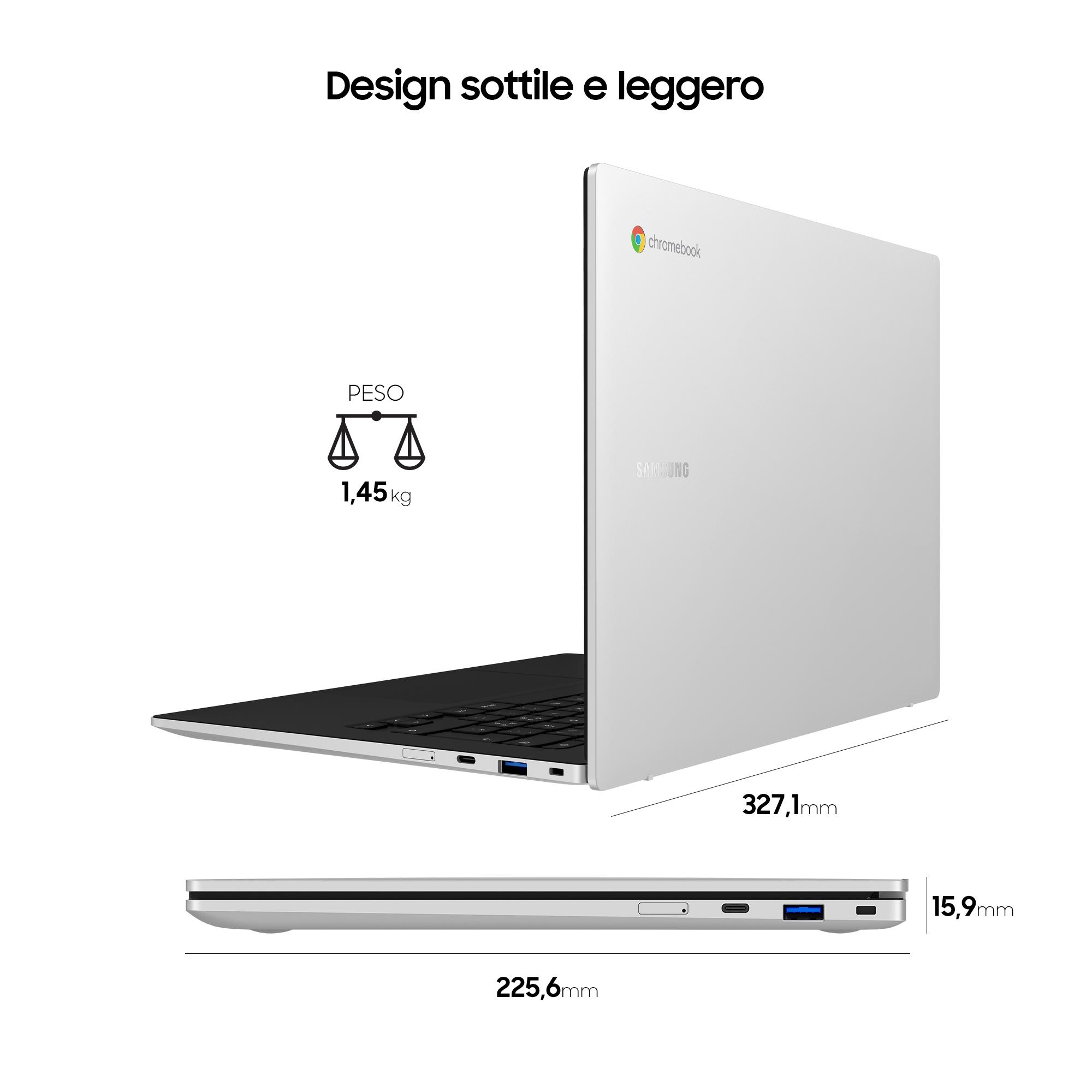 SAMSUNG XE340XDAKA1IT Chromebook Go Notebook 14 Pollici HD N4500 4GB 64GB - Image 2
