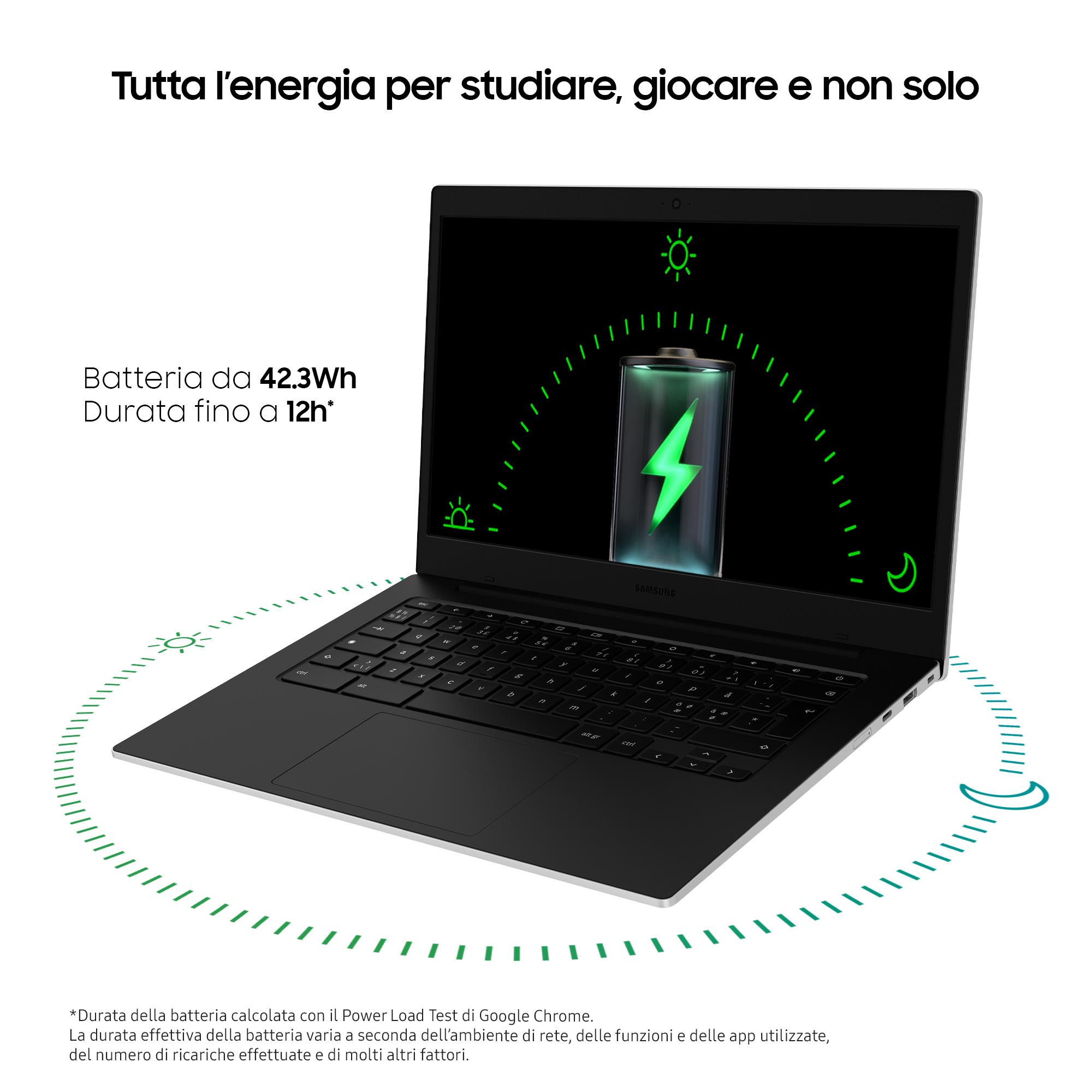 SAMSUNG XE340XDAKA1IT Chromebook Go Notebook 14 Pollici HD N4500 4GB 64GB - Image 4