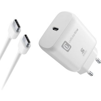 CELLULAR LINE ACHSMKITC2CPD25WW Kit Caricabatterie Rete Samsung C2C 25W Bianco