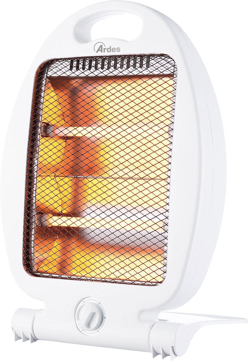 ARDES AR435C Stufa Quarzo 800W Due Elementi Due Livelli Potenza Flexo Mini