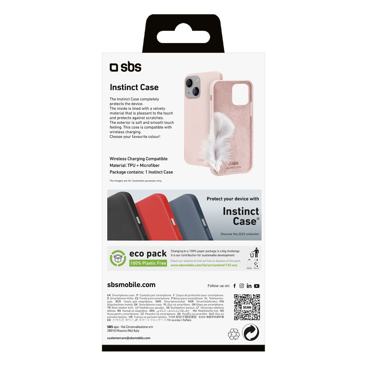 SBS TEINSTIP1461P Custodia Cover Instinct iPhone 14 13 Rosa - immagine 4