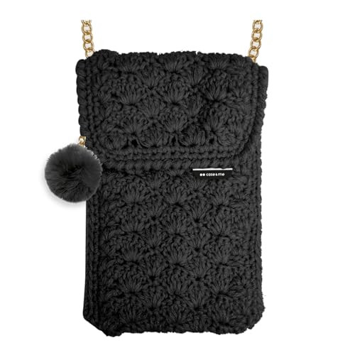 CASE&ME CMWINTERBAGK Borsetta Smartphone Nero, Altri Gadget Telefonia