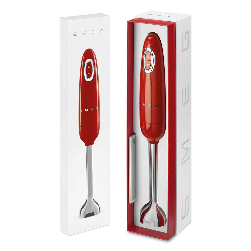 Smeg HBF11RDEU Frullatore A Immersione Rosso 700W Lame Inox - Image 5