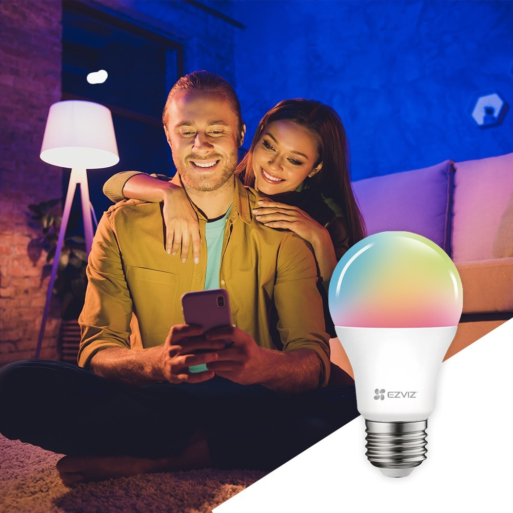Ezviz Kit Hinnovation Smarthome TY1 Videocamera Interno con Lampadina LB1 Color - Image 7