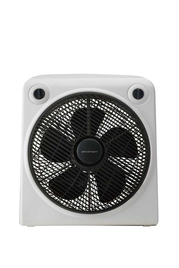 SMARTWAY SBR30W Ventilatore Da Tavolo 50W Pala 30CM 3 Velocita Timer Bianco