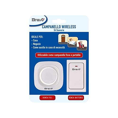 BRAVO 92902915 Campanello Senza Fili Plug In V2