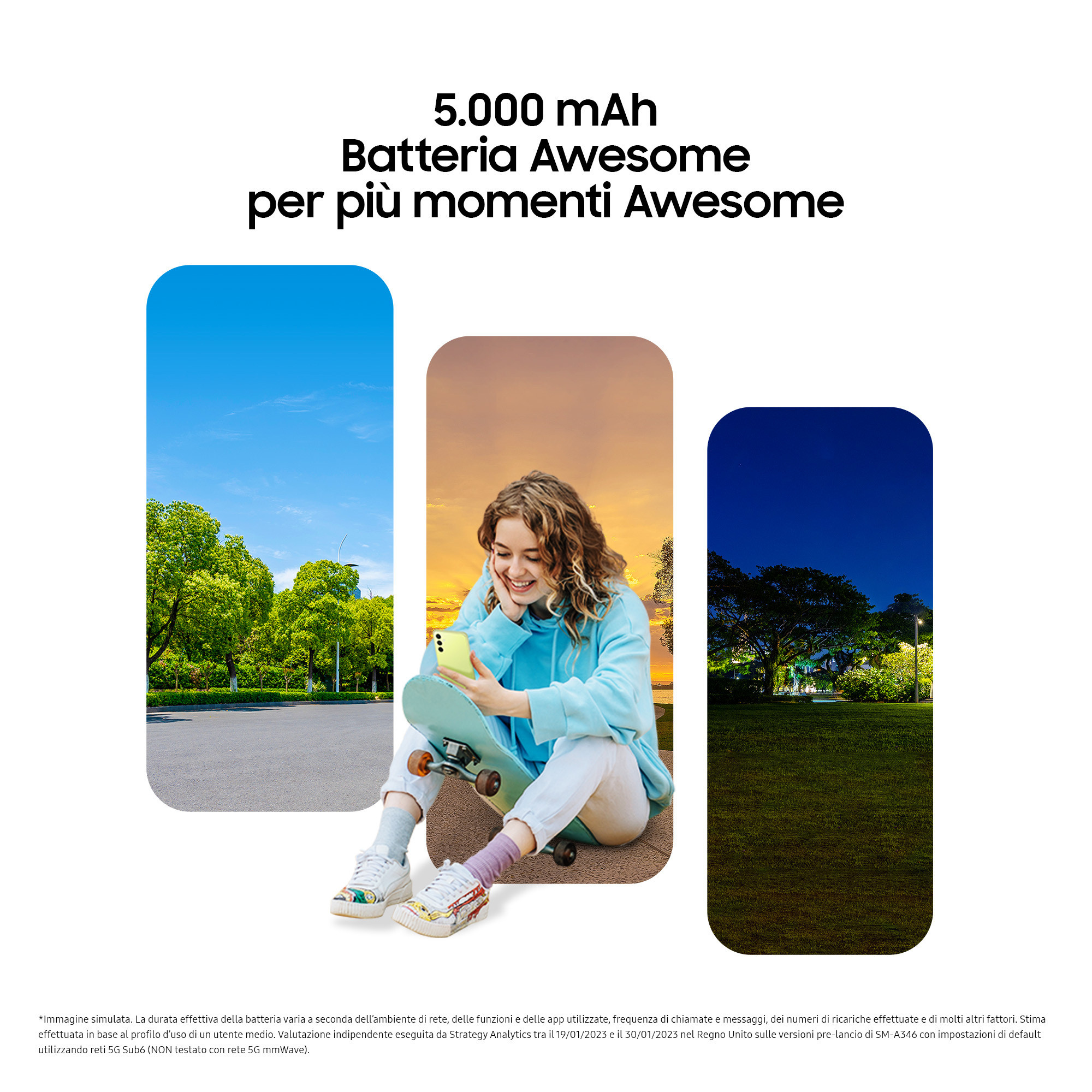 Samsung SMA346BLVEEUE Smartphone Galaxy A34 6.6 FHD Tripla Fotocamera Lavanda - Image 5