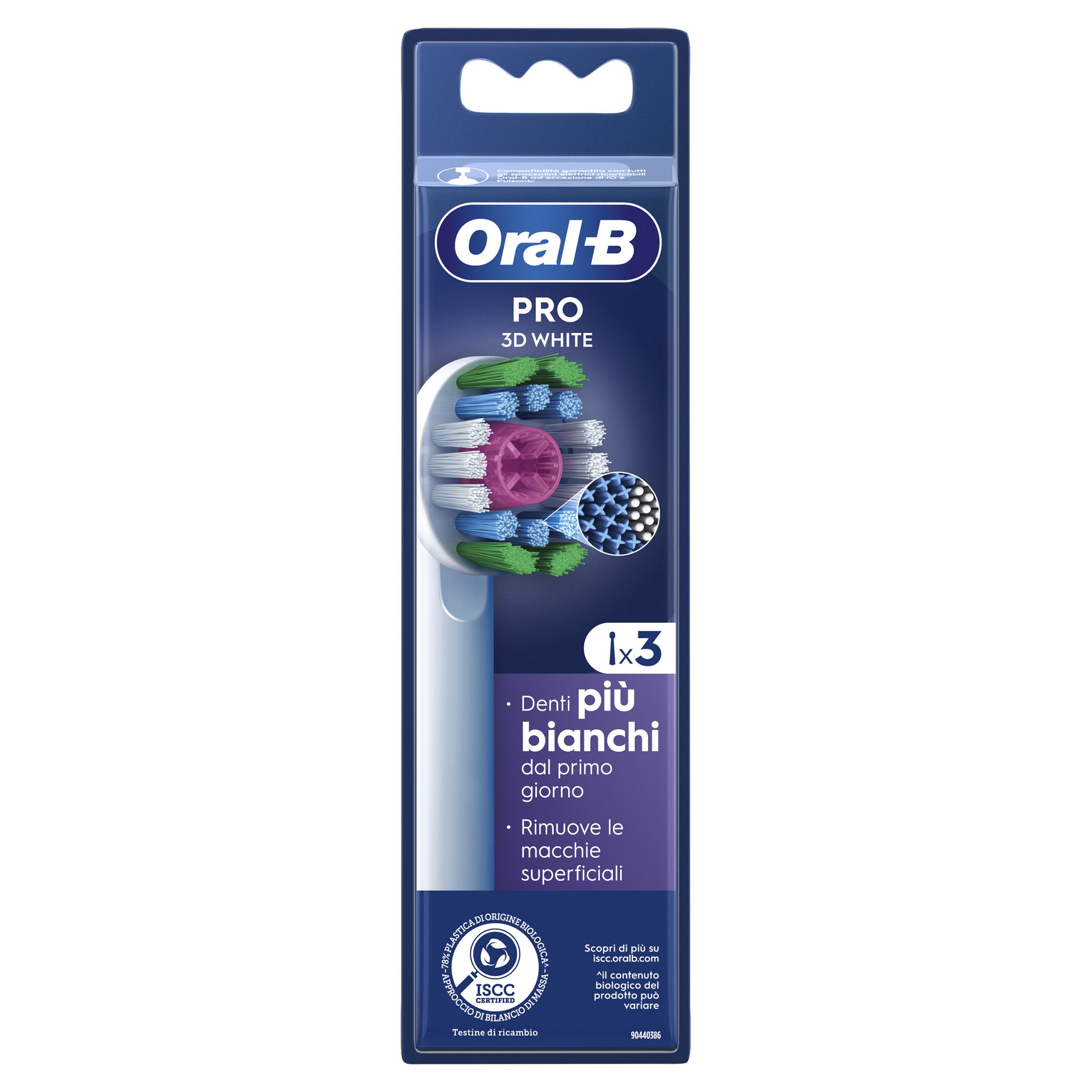 Oral-B 3D White Confezione 3 Testine di Ricambio Originali per Spazzolino - Image 8