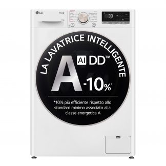 LG F4R7011TSWG Lavatrice Carica Frontale 11 Kg 1400 Giri Vapore Wifi AIDD