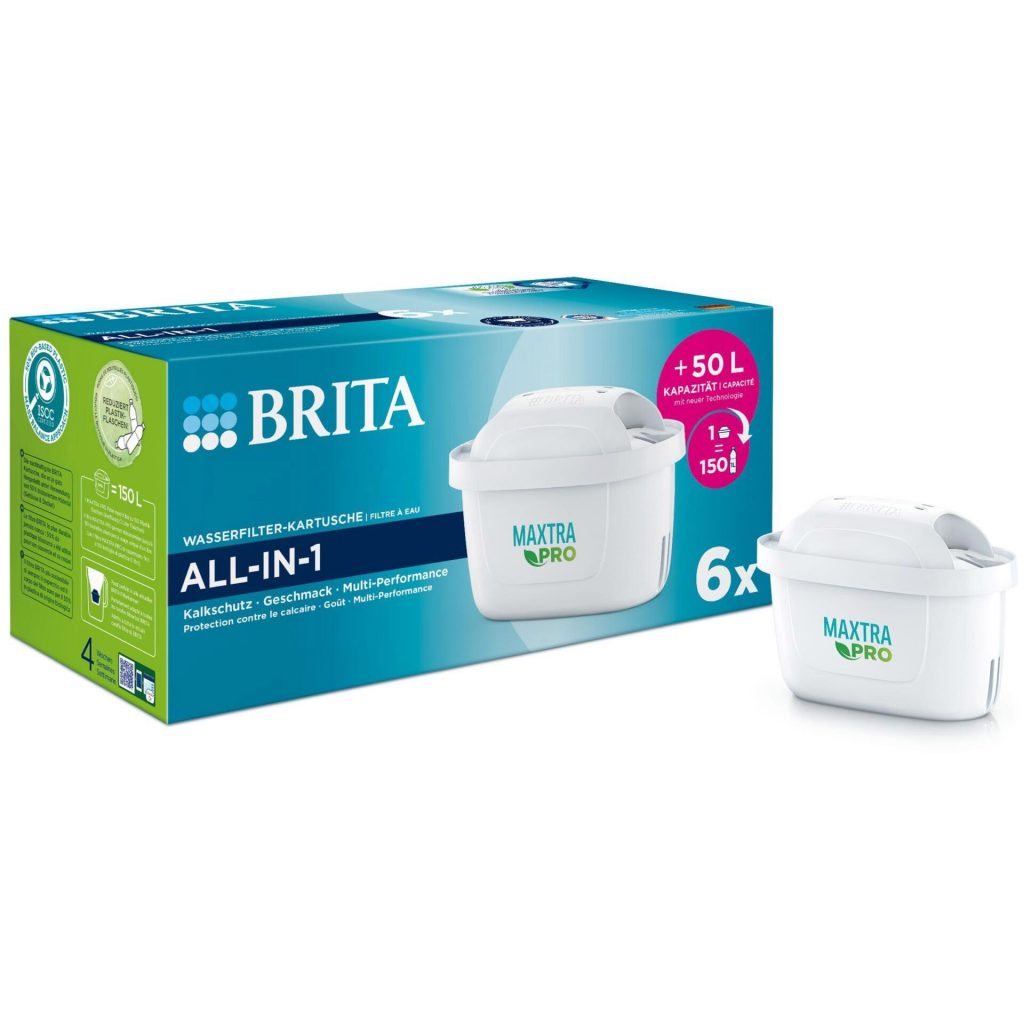 BRITA MAXTRAPROPACK6 Maxtra Pro Cartucce Filtranti Acqua Caraffe Confezione 6